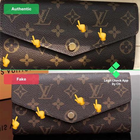 how to tell if lv wallet is real|lv wallet fraud.